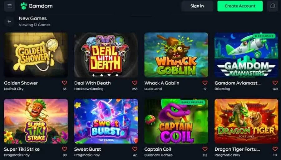 Gamdom slots