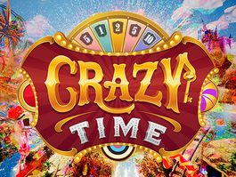 Crazy Time live game show wheel with multipliers