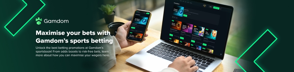 Maximise your bets with Gamdom’s sports betting promotions