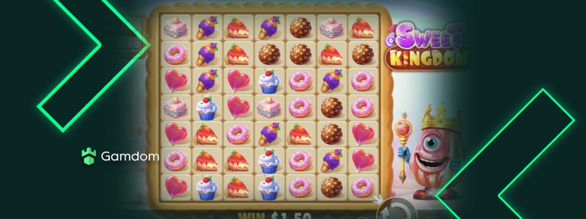 Schermata della slot Sweet Kingdom di Pragmatic Play su Gamdom