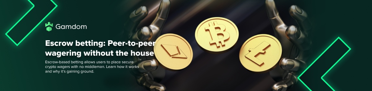 Bet P2P without the house using crypto escrow betting